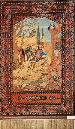 Sirlər xəzinəsi, Kazım Kazımzadənin eskizi əsasında.
