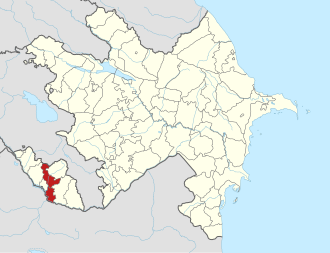 Babək rayonu xəritədə