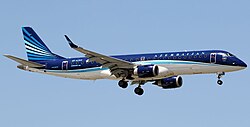 Azərbaycan Hava Yollarına məxsus qəzaya uğrayan "Embraer 190" təyyarəsi (2016)