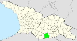 Dmanisi bələdiyyəsigürc. დმანისის მუნიციპალიტეტი (dmanisis munitsipaliteti) xəritədə