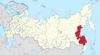 Xabarovsk diyarı xəritədə