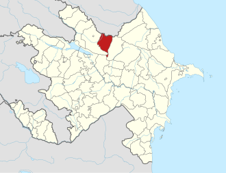 Oğuz xəritədə