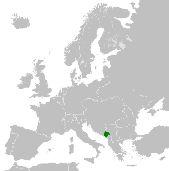 1914-cü ildə Monteneqro Krallığı