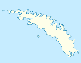 Annenkov adası xəritədə