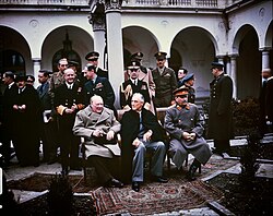 Çörçil, Ruzvelt, Stalin Yaltada – fevral 1945-ci il.