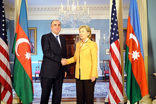 Elmar Məmmədyarov və Birləşmiş Ştatların Dövlət katibi Hillari Klinton