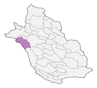 Kazirun şəhristanı xəritədə