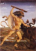 "Herakl və Hidra" 1475. Antonio del Pollayolo