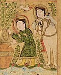 Səlcuqlu dövrünə "Kitab əl-Diryaq" adlı əsərdə insanların “türk qabası”, adlı geyimdə, tiraz adlı qolbaqda, çəkmədə və sərpuşda təsviri.