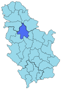 Belqrad dairəsi xəritədə