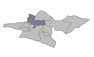 Tehran şəhristanı xəritədə