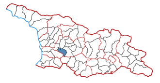Bələdiyyənin Gürcüstan daxilində yerləşdiyi yer