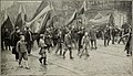 Tarixi ifrat rus sağçılar; Monarxist və antisemitik, ultra millətçi Qara Üzlər hərəkatı 1905-ci ildə yürüş edərkən.