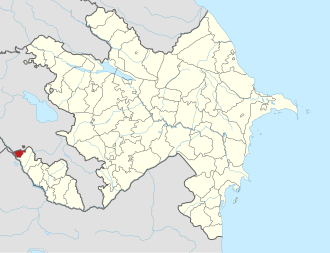 Sədərək rayonu xəritədə