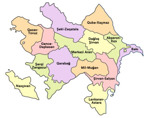 Azərbaycanın iqtisadi rayonları