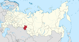 Omsk vilayəti xəritədə