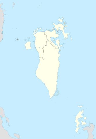 Muharrak adası xəritədə