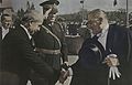 Baş nazir İnönü, Baş qərargah rəisi marşal Fevzi Çaxmaq və prezident Atatürk Cümhuriyyət bayramı mərasimlərində (TBMM, Ankara, 29 Oktyabr 1936-cı il).