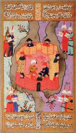 Qəbələ qalasının təslim olmasının müzakirəsi. Dal Mehmed Çələbi