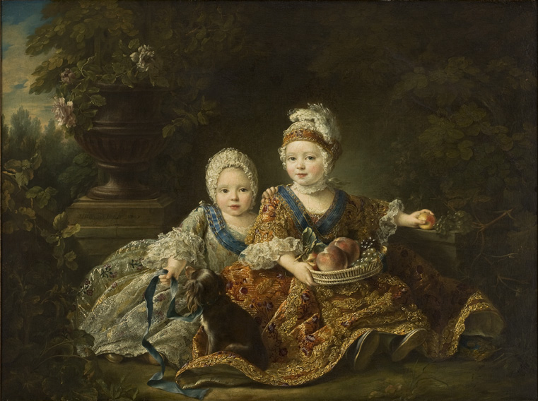 Luiz Stainslav və böyük qardaşı Luiz Avqust, 1757-ci il