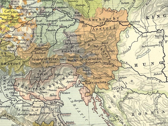 1477-də Avstriya hersoqluğu.