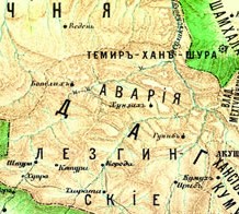 19-cu əsrin əvvəllərində Avariya(Avaristan)