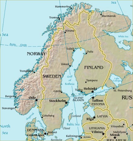 Skandinaviya ölkələri