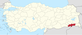 Şırnak ili xəritədə