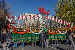 Ashura procession in Tehran