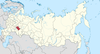 Tatarıstan xəritədə