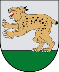 Vaşaq Raseynyay (Litva) şəhərinin gerbi üzərində