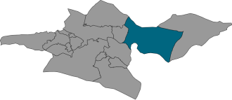 Dəmavənd şəhristanı xəritədə