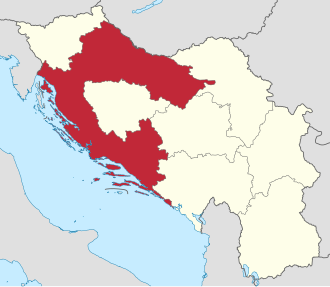 Xorvatiya banovinası xəritədə