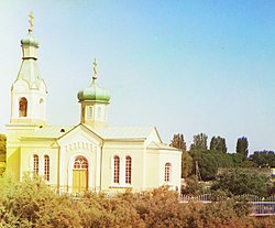 Müqəddəs Möcüzəyaradan Nikolay kilsəsi. Şəkil Sergey Prokudin–Qorskiyə (1863–1944) məxsusdur.
