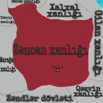 XVIII — XIX əsrlərdə Zəncan xanlığı