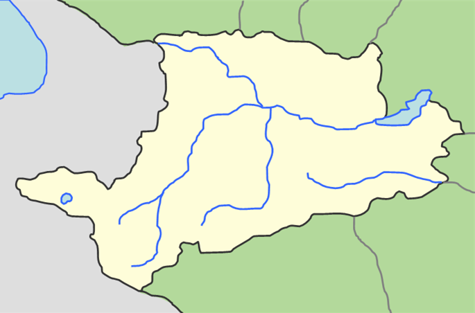 Çayqovuşan xəritədə