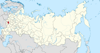 Orlov vilayəti xəritədə