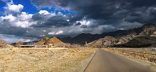 Ordubad - Bəlkə , Əjöhur dağı. Üçtürləngəyə gedən yol