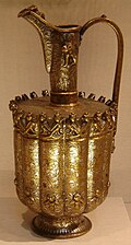 Bitum daşı ilə gümüş işləmə. 1188-1219-cu illərdə Selcuqlu sənətinə aid bir nümunə, Herat, Əfqanıstan, British Museum.