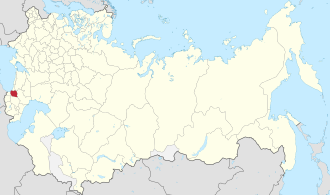 Kutaisi quberniyası xəritədə