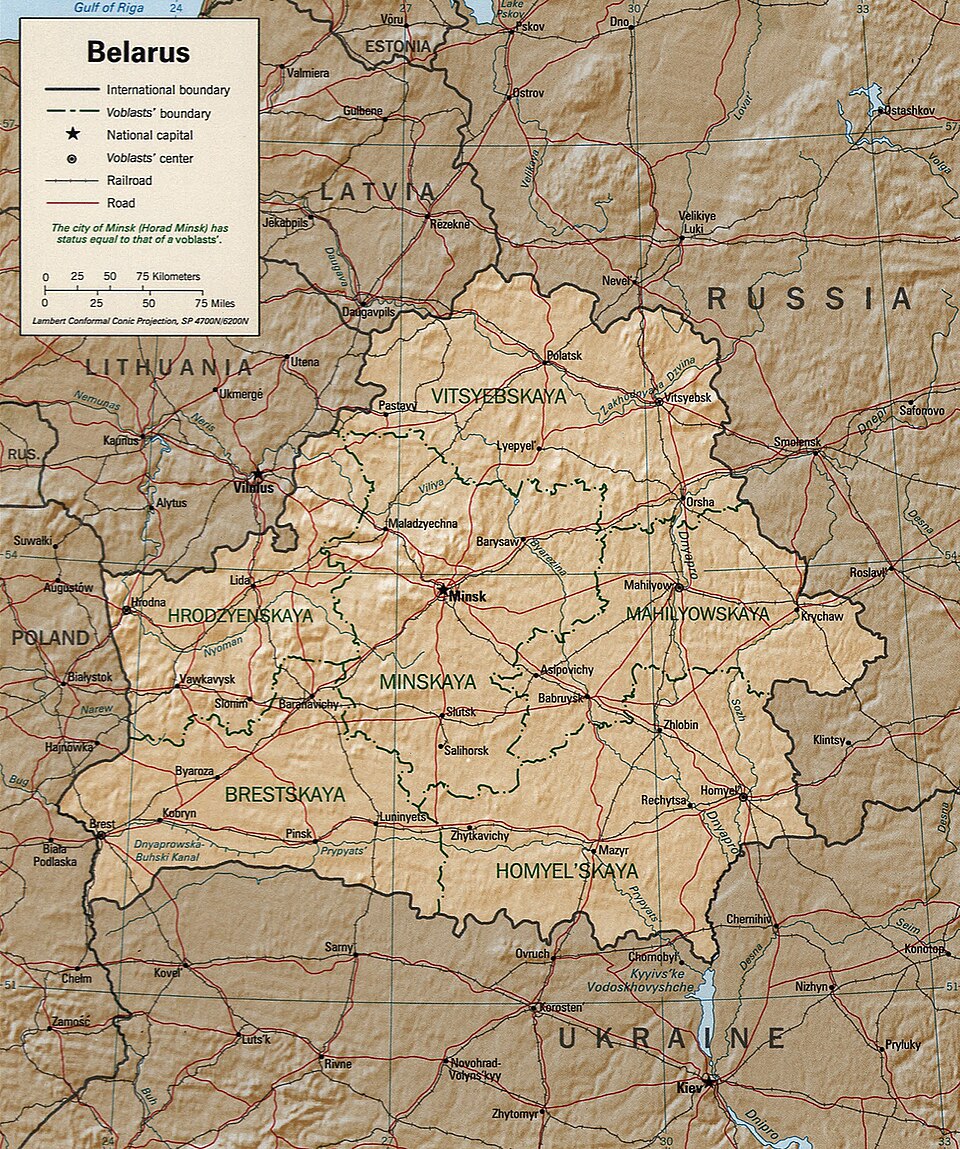 Belarus coğrafiyası