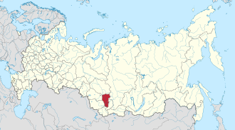 Kemerovo vilayəti xəritədə