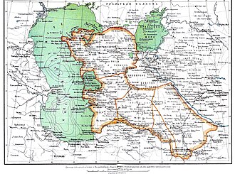 Zakaspiysk vilayəti xəritədə