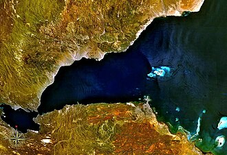 Tacura körfəzinin kosmosdan görüntüsü