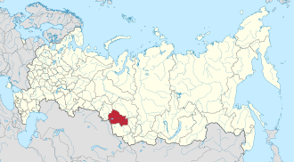 Novosibirsk vilayəti xəritədə